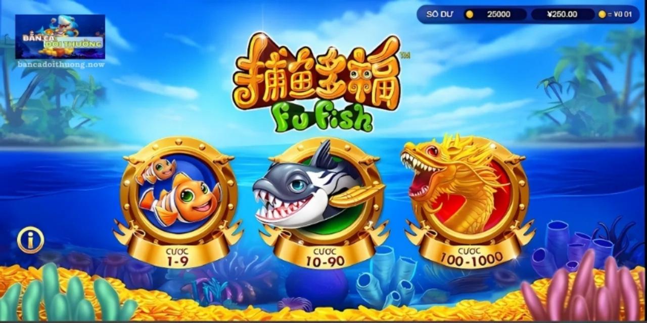 FU Fish là hình thức bắn cá đổi thưởng thu hút nhiều ngư thủ