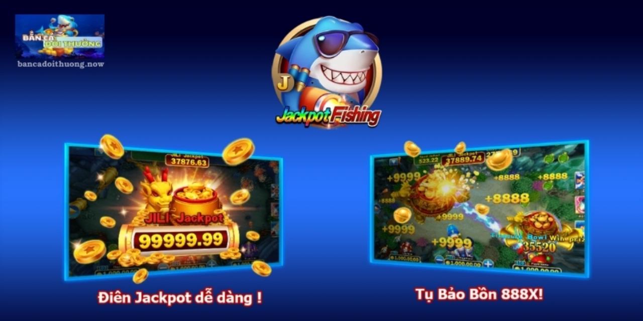 Jackpot Fishing là tựa game bắn cá có mức thưởng khủng như Nổ Hũ