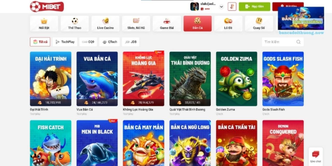 Nhà game bắn cá Mibet xuất hiện trên thị trường từ khá lâu 